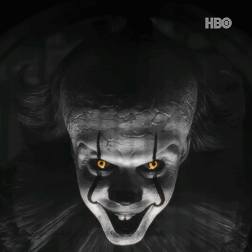 Evil Stare Pennywise GIF