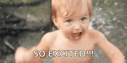Excited Baby GIF