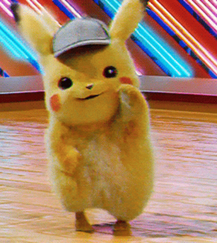 Excited Pikachu GIF