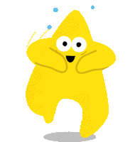 Excited Starfish Clapping Sticker