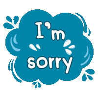 Excuse Apologies Sticker