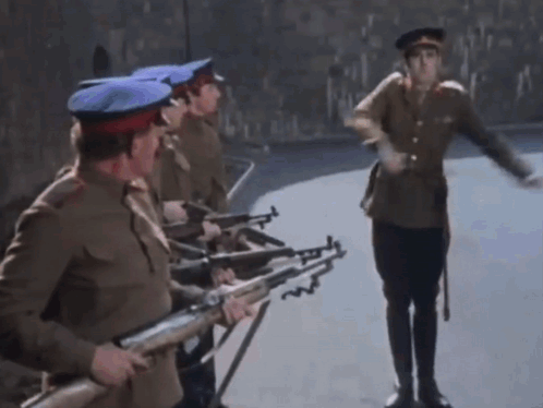 Execution In Russia Firing Squad GIF. This 498 x 374 animated GIF is part of our firing squad collection. Created by Uranium_Beans. View the original…