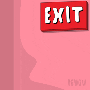 Exit Im Out GIF