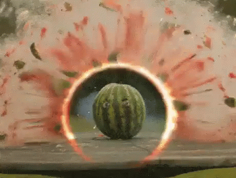 Exploding Watermelon GIF