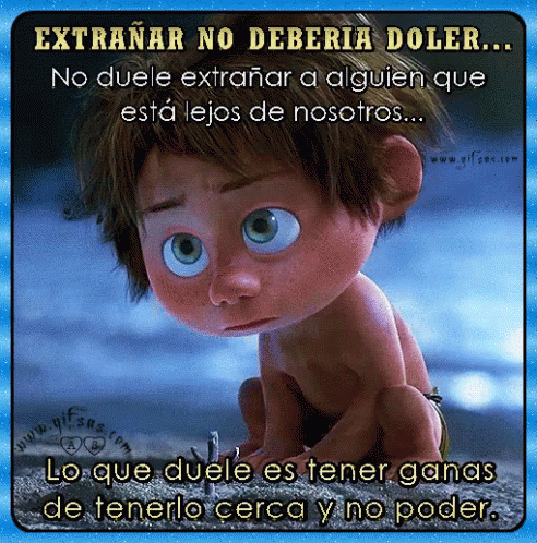 Extranar Dolor GIF. This 492 x 498 animated GIF is part of our porque no los dos collection. View the original animation, share it, or browse related GIFs.