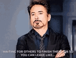Eye Roll Robert Downey Jr GIF