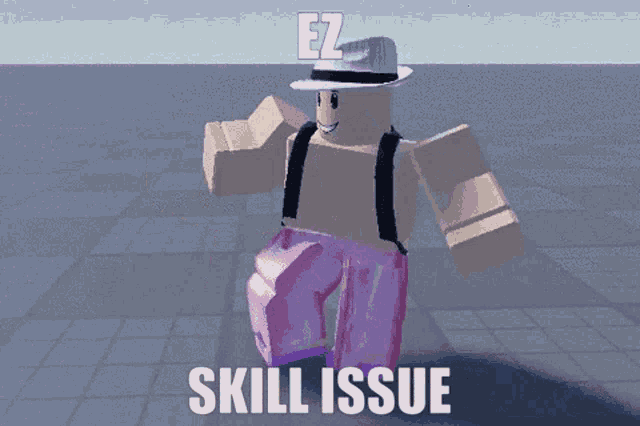Ez Skill Issue Old Man GIF