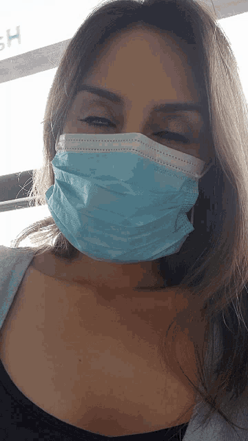 Face Mask Eye Roll GIF