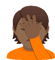 Facepalm Joypixels Sticker