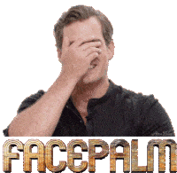 Facepalm Reactions Sticker