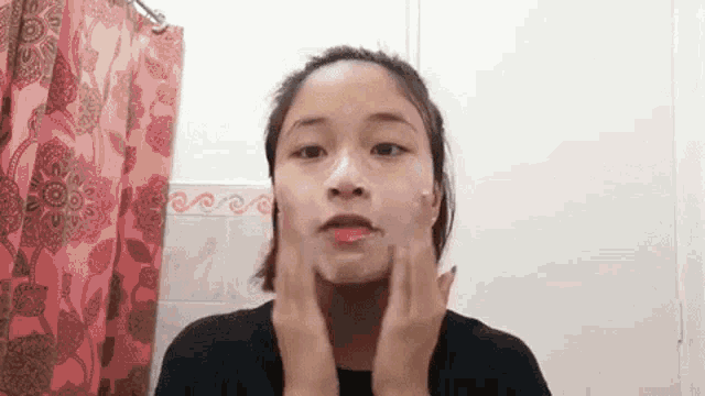 Facial Wash Selfie GIF