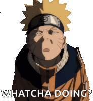 Fadding Naruto Sticker