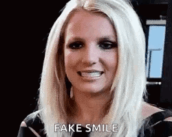 Fake Smile Awkward GIF