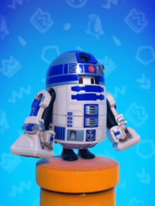 Fall Guys R2 D2 GIF