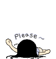 Fall Please Sticker