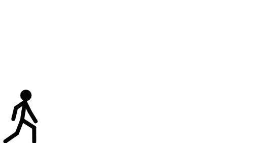 Fall Stickman GIF