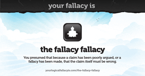 Fallacy Fallacy Meme