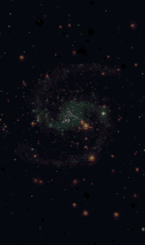Falling Stars Galaxy GIF