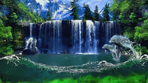 Falls Nature GIF. This 494 x 278 animated GIF is part of our moving water collection. Related themes include nature. Created by sasggx. View the original…