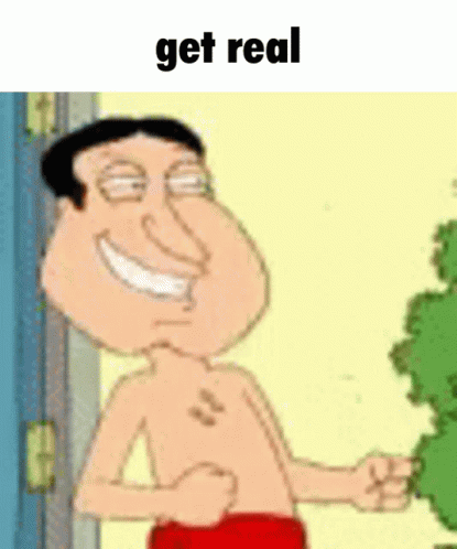 Family Guy Get Real GIF. This 415 x 498 animated GIF is part of our quagmire giggity collection. Created by Doometry. View the original animation, share it…