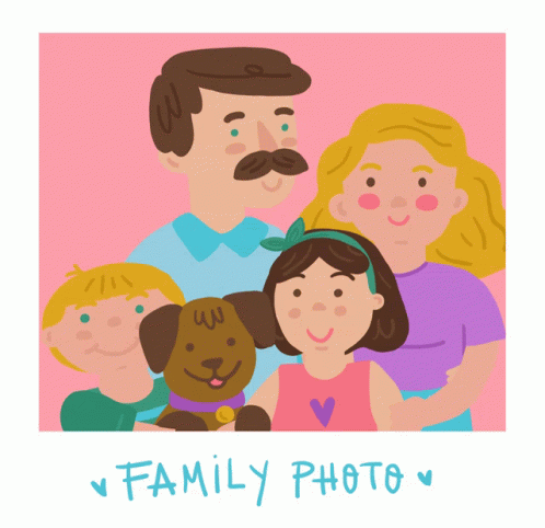 Family Photo Family Portrait GIF