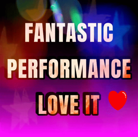Fantastic Performance Love It GIF