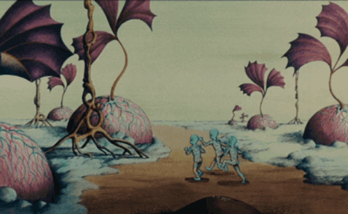 Fantastic Planet Planete Sauvage GIF. This 498 x 306 animated GIF is part of our fantastic planet collection. Created by mushigushi. View the original…