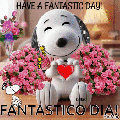 Fantastico Dia Snoopy GIF