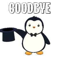 Farewell Adios Sticker