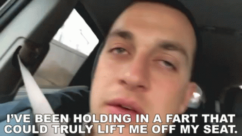 Fart Holding In A Fart GIF. This 498 x 280 animated GIF is part of our i fart in your general direction collection. Related themes include fart. Created by…