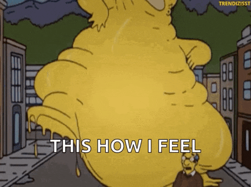 Fat Food Coma GIF