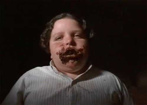 Fat Kid Eating GIF