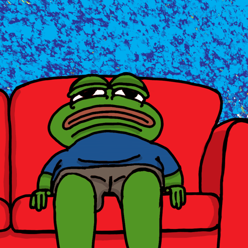 Fat Pepe GIF. This 498 x 498 animated GIF is part of our pepe frog sad collection. Related themes include couch potato, lazy, tired. Created by gfloof. View…
