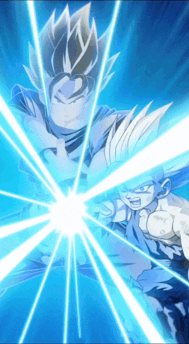 Father Son Kamehameha Gohan Ss2 GIF