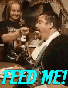 Feed Me Hungry GIF