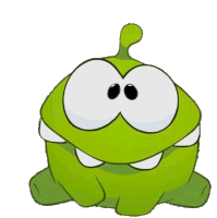 Feed Me Om Nom Sticker