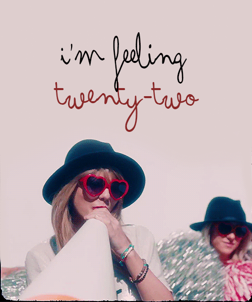 Feeling 22 GIF. This 500 x 600 animated GIF is part of our taylor swift 22 collection. Related themes include taylor swift. View the original animation…