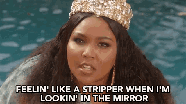 Feeling Like A Stripper Crown GIF