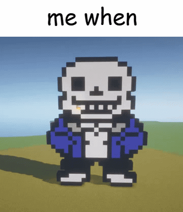 Fein Sans Sans Minecraft GIF