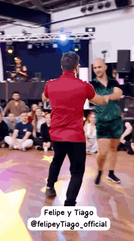 Felipe Y Tiago Rolerotation Bachata Teachers GIF