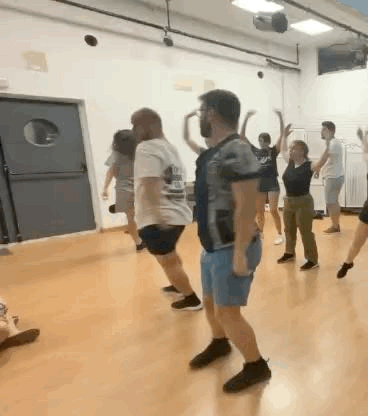 Felipe Y Tiago Rolerotation Two Men Dancing Together GIF