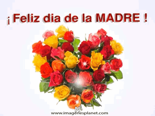 Feliz Dia De La Madre Roses GIF