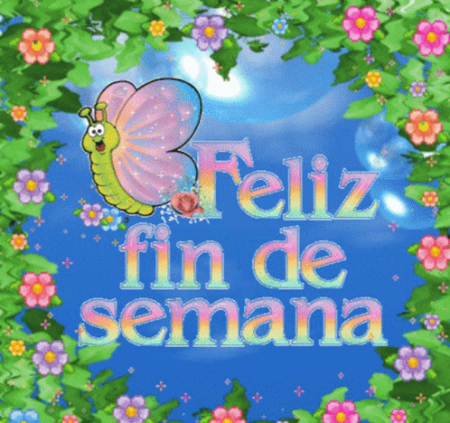 Feliz Fin De Semana Mariposa GIF