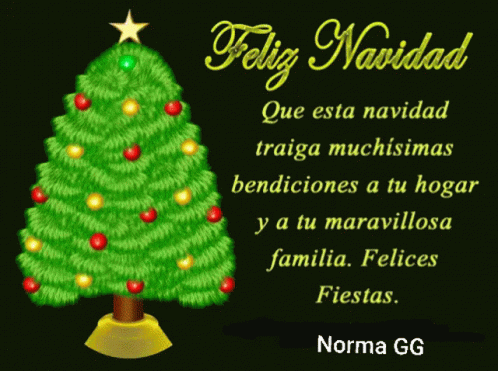 Feliz Navidad Christmas Tree GIF. This 498 x 371 animated GIF is part of our imagenes de navidad collection. Related themes include celebrate, christmas…