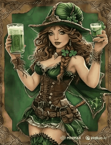 Female Leprechaun St Patrick'S Day GIF