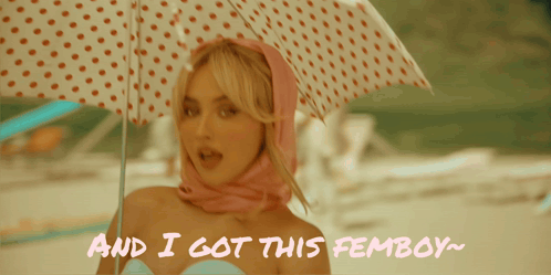 Femboy Sabrina Carpenter GIF