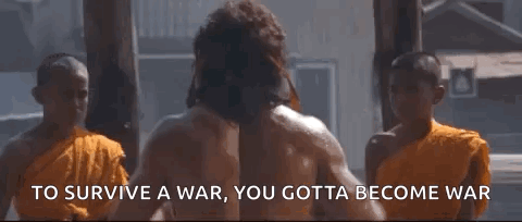 Fight Rambo GIF