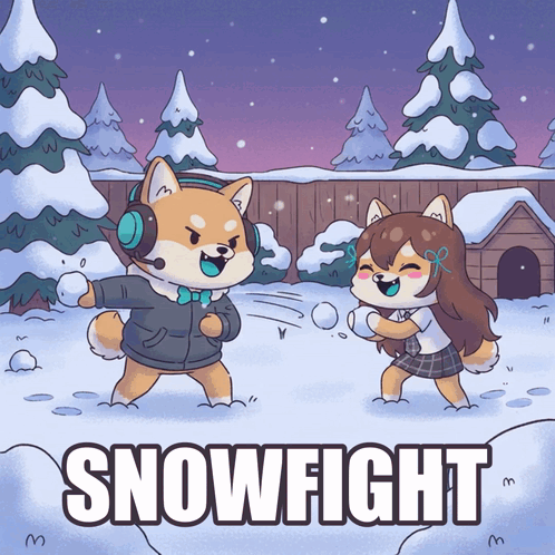 Fight Snow GIF