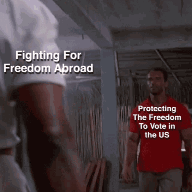 Fighting For Freedom Abroad Protecting The Freedom To Vote In The Us GIF