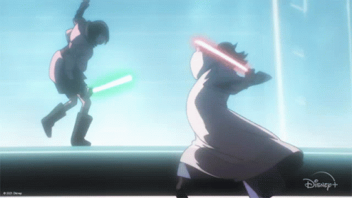 Fighting Star Wars Visions GIF
